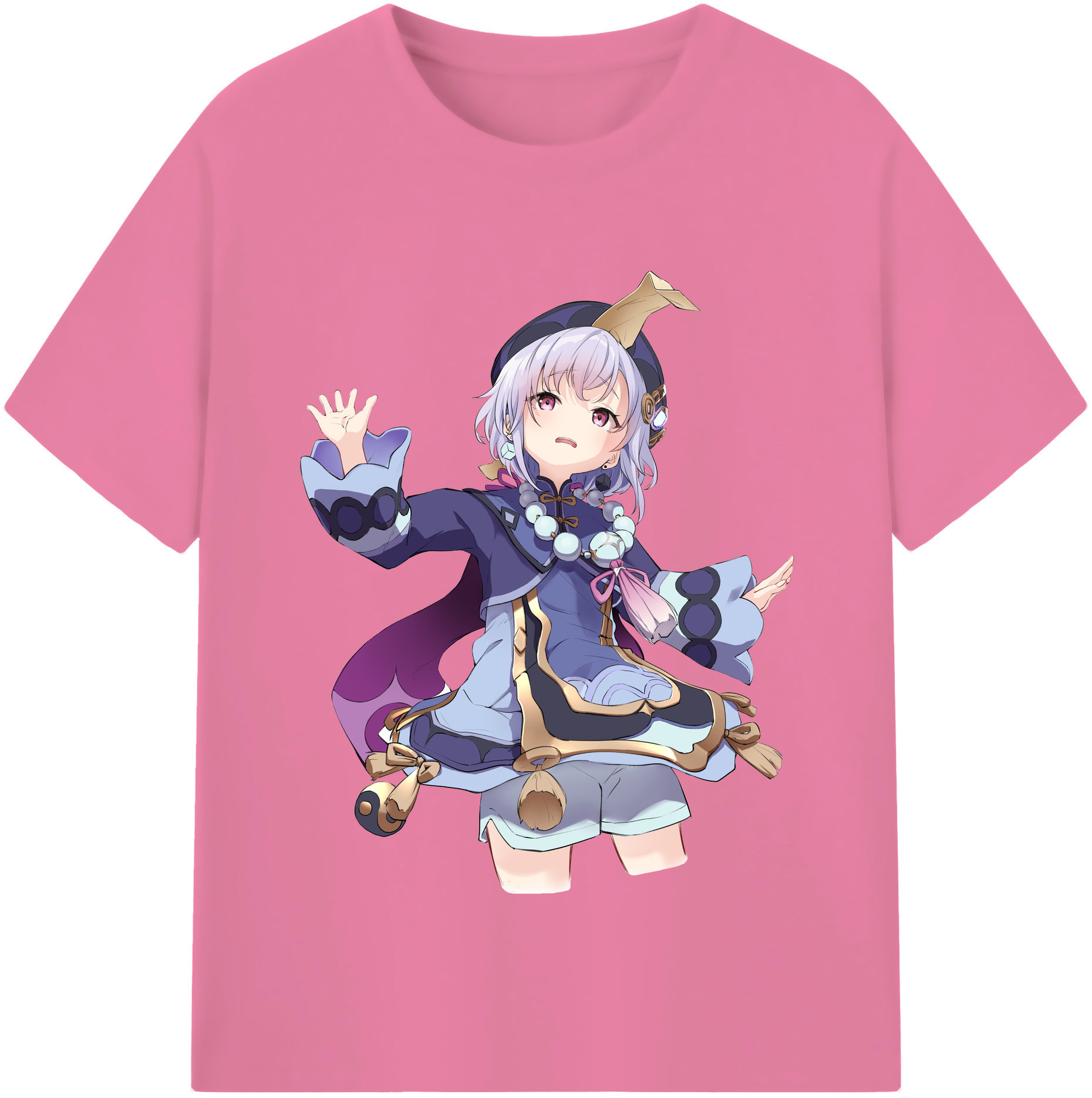げんし神 七七 なな  genshin Nana 綿100％半袖Tシャツ（フロントプリント）